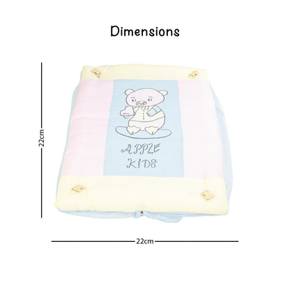 Bubzee Baby Carry Bed with Mosquito Net – Soft Cushioned Bedding Pink