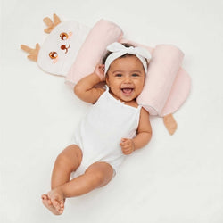 Bubzee Deer Baby Pillow for Kids, Head & Back Safety Support