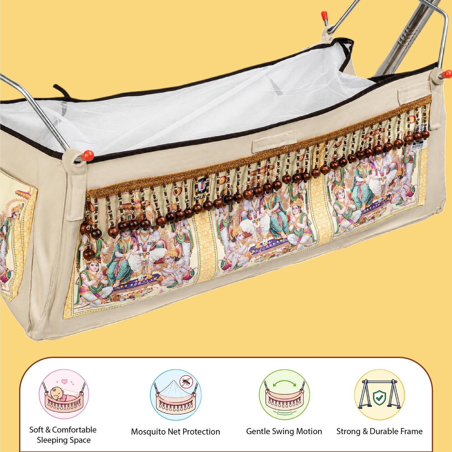 Bubzee Jai Shri Ram Printed  Baby Khoyu