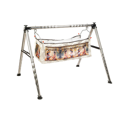 Bubzee Royal Vrindavan Radha Krishna Printed Baby Khoyu