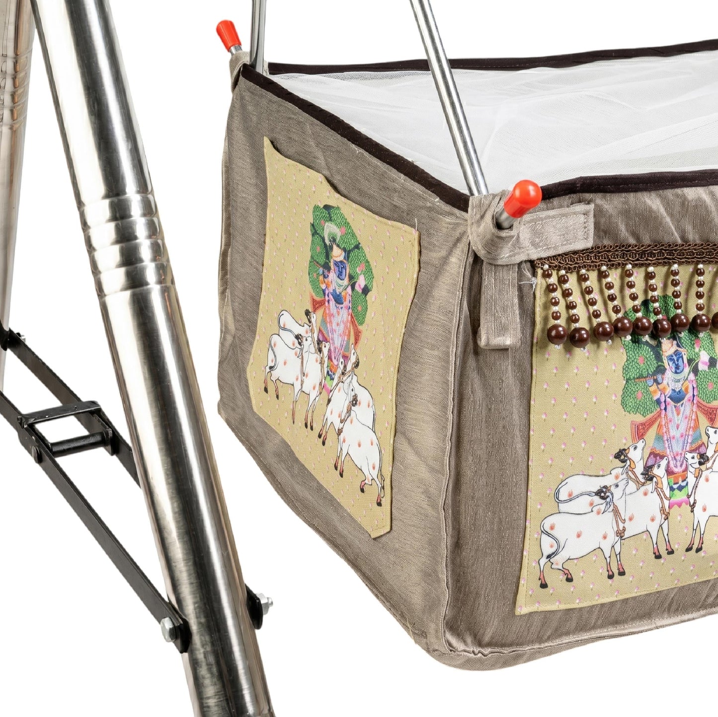 Bubzee Shrinathji Printed  Baby Khoyu