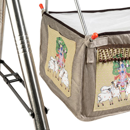 Bubzee Shrinathji Printed  Baby Khoyu