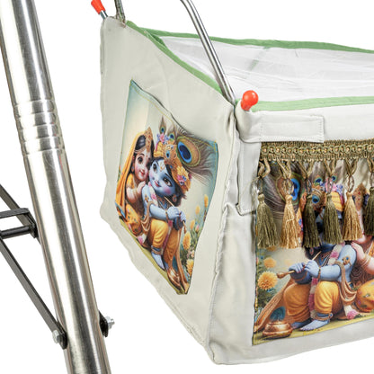 Bubzee Radha Krishna Printed Baby Khoyu