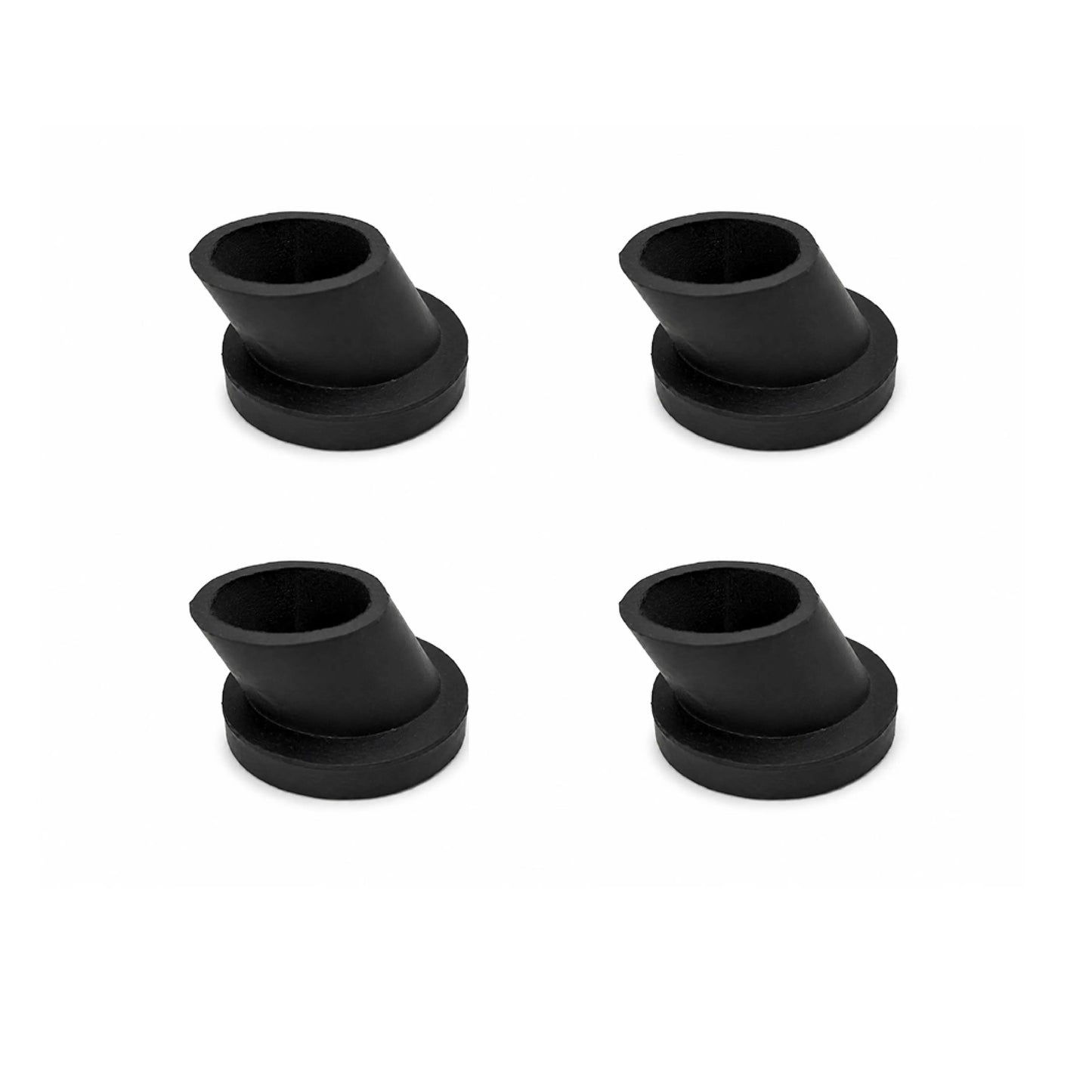 Black Vacuum Rubber Pads for Round Pipe Cradle – 4 Pieces