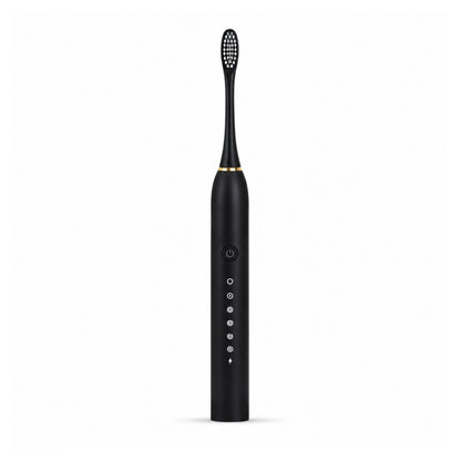 Black Sonic Electric Toothbrush – Rechargeable & Waterproof – Pack of 1