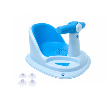 Blue Baby Bathing Seat with Back Support – Pack of 1