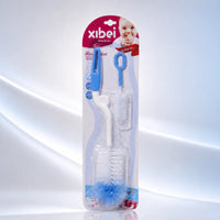 Baby Feeding Bottle Cleaning Brush Set - Blue
