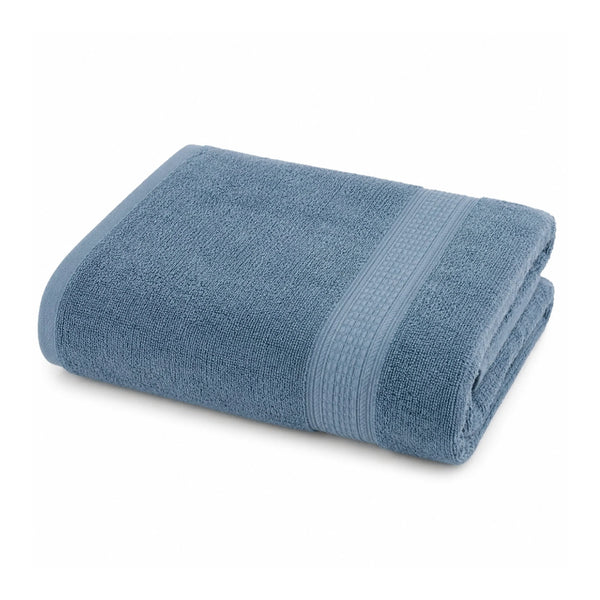 Super Absorbent Terry Cotton Bath Towel – Blue