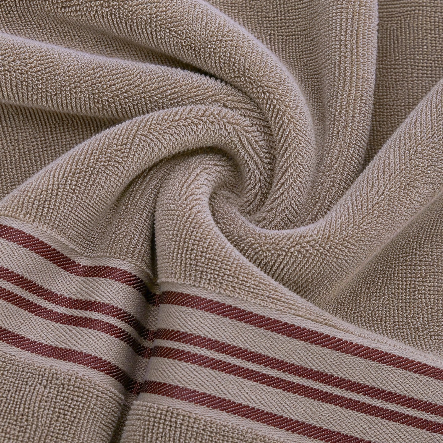 Premium Terry Cotton Bath Towel for Men & Women - Brown