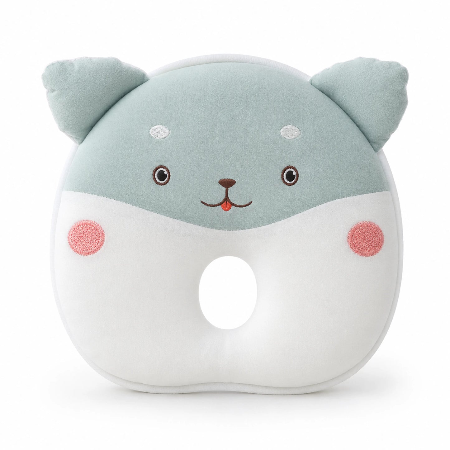 Cloudy Cat Design Baby Head Shaping Pillow – Pack of 1