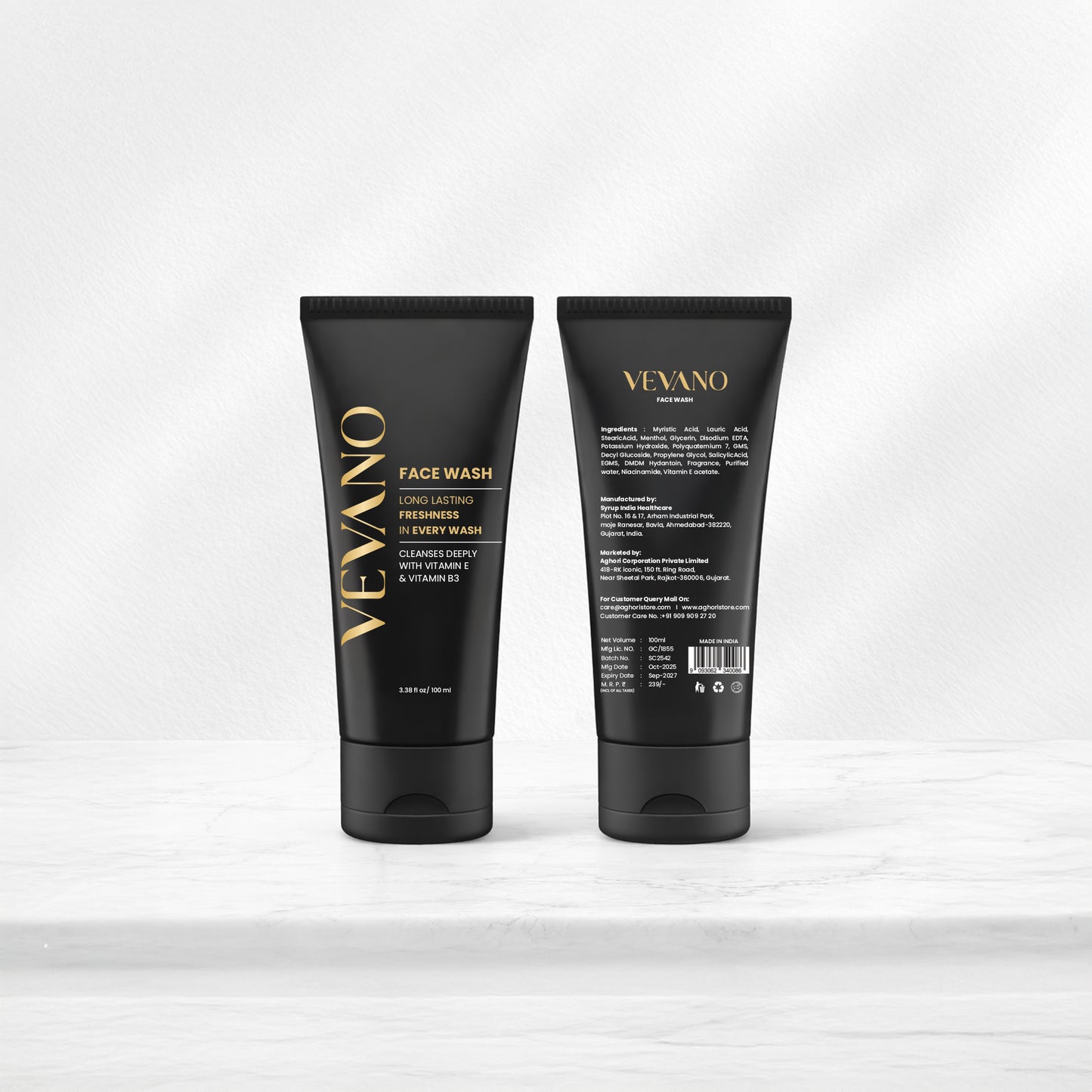 VEVANO FACE WASH