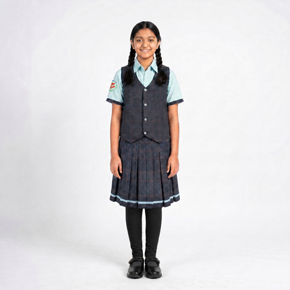 Dholakiya School Uniform for girls (checks)