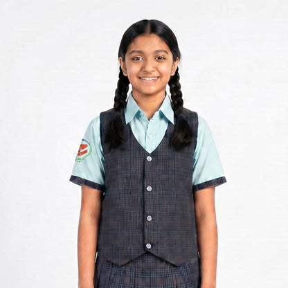 Dholakiya School Uniform for girls (checks)