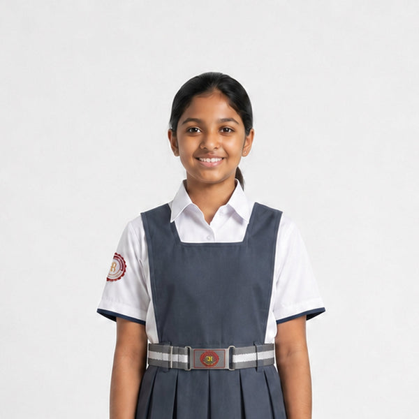 Shri Raj School Uniform Formal Girl Shirt (1 to 10 Std )