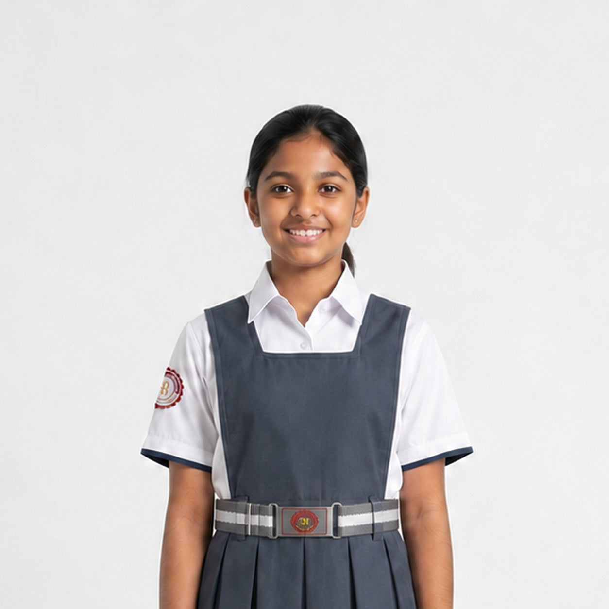 Shri Raj School Uniform Formal Girl Shirt (1 to 10 Std )