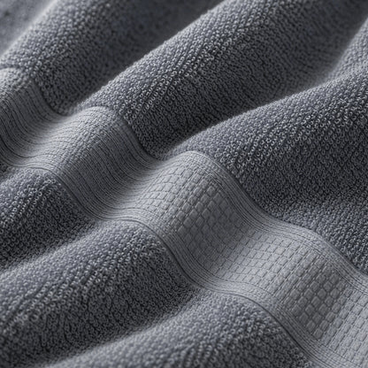 Super Absorbent Terry Cotton Bath Towel – Grey