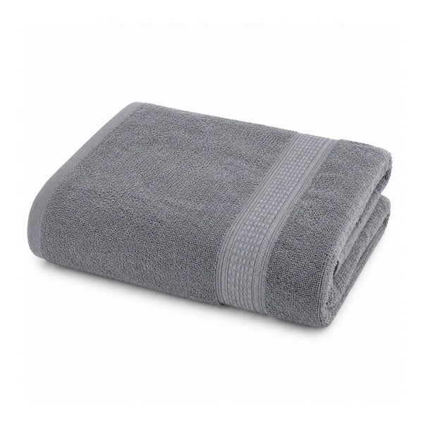 Super Absorbent Terry Cotton Bath Towel – Grey