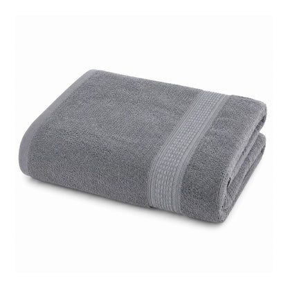 Super Absorbent Terry Cotton Bath Towel – Grey