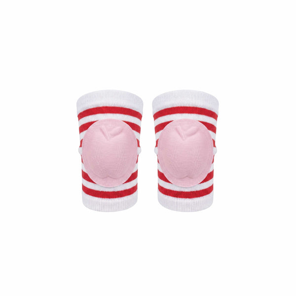 Infant Knee Pads – Red & Pink | Anti Slip Crawling Guard