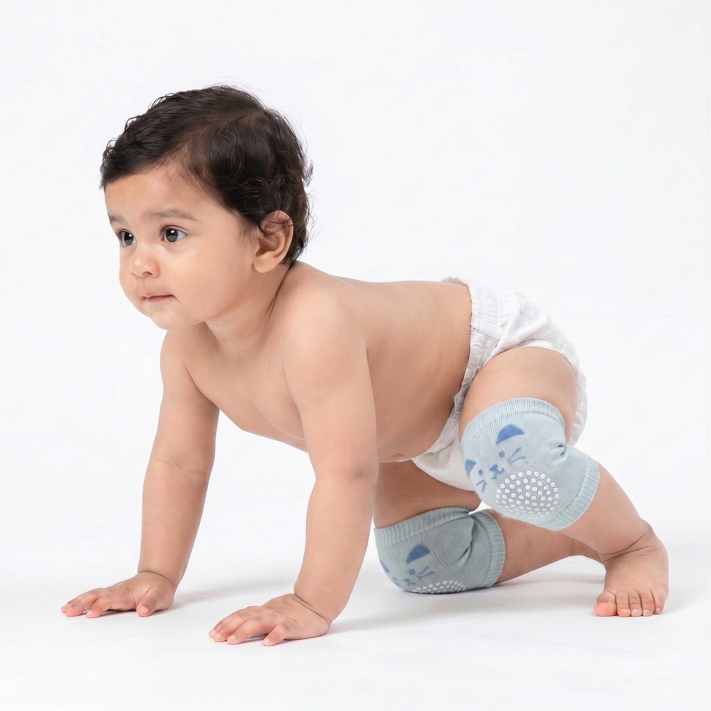 Bubzee Baby Knee Protector Pads – Mint Green | Crawling Safety Guard