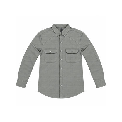 Men's Soft Grey Shirt & Pant Co-Ord Set | Full Sleeve Utility Shirt with Matching Jogger-Style Trousers | Casual Smart Outfit for Parties, Travel & Daily Wear (Copy) (Copy)