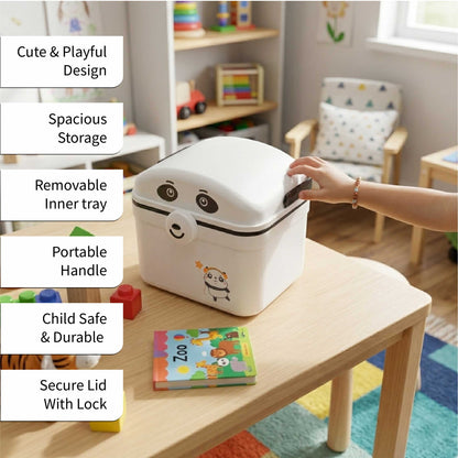 Bubzee Panda Kids Storage & Medicine Box