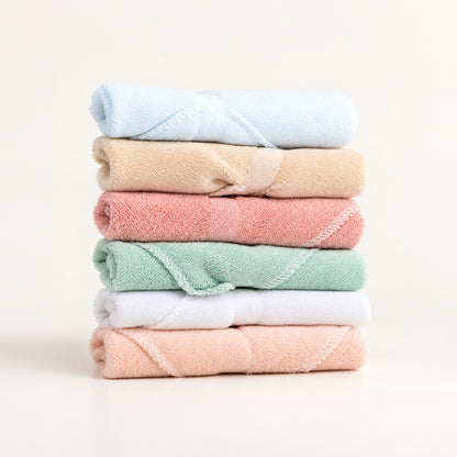 Soft Cotton Baby Towels Set | Multi-Color Gentle Bath Towels for Newborns & Infants