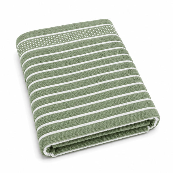 Premium Linen Bath Towel for Men & Women – Olive Green
