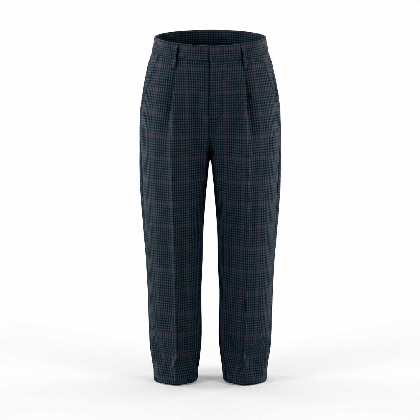 Dholakiya School Uniform Checks Trouser