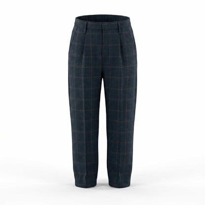 Dholakiya School Uniform Checks Trouser