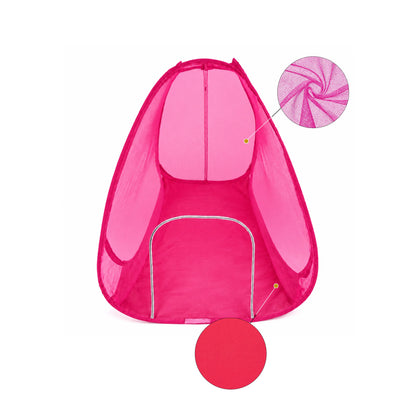 Foldable Pop-Up Mosquito Net Tent – Dark Pink