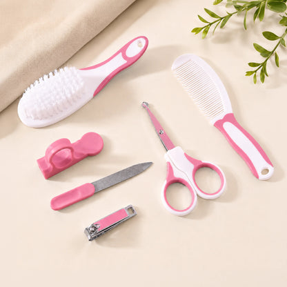 Baby Nail Care Kit – Newborn Nail Grooming Set -Pink