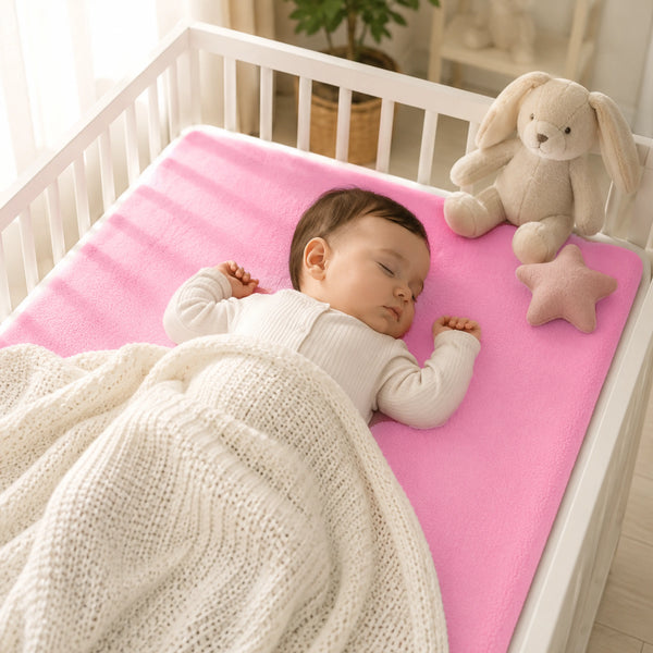 Pink Multipurpose Baby Dry Sheet – Waterproof Bed Protector Mat