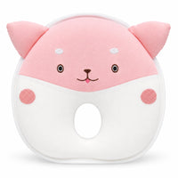 Pink Cat Design Baby Head Shaping Pillow