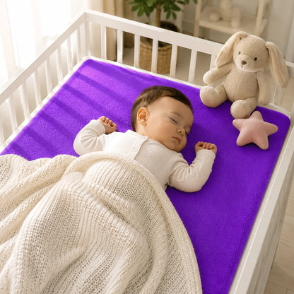 Purple Multipurpose Baby Dry Sheet – Waterproof Bed Protector Mat