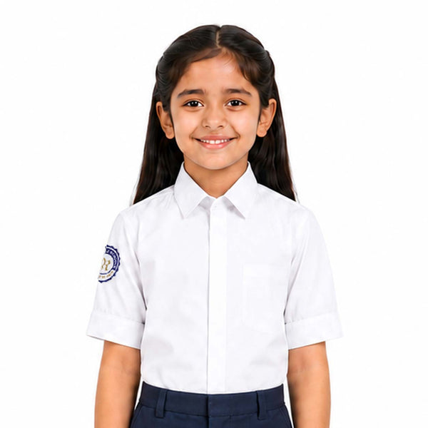 Shri Raj School Uniform Formal Girl Shirt ( 11 & 12 Science)