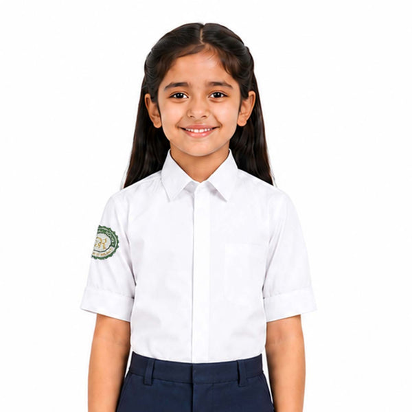 Shri Raj School Uniform Formal Girl Shirt ( 11 & 12 Commerce)
