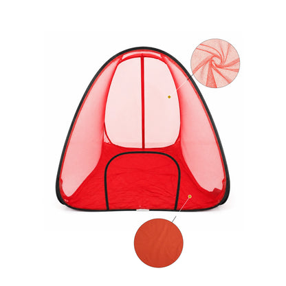 Foldable Pop-Up Mosquito Net Tent –Red