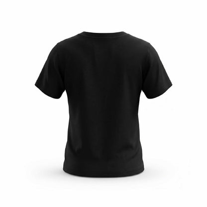 Black Kids Cotton T-Shirt | Unisex Daily Wear