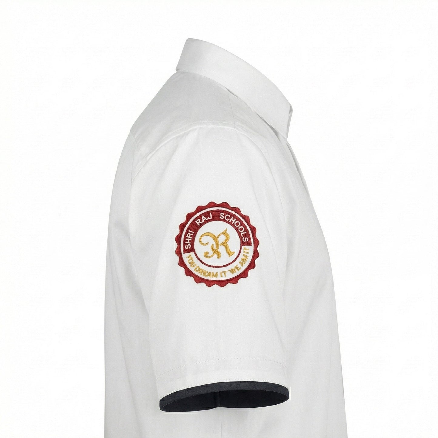 Shri Raj School Uniform Formal Girl Shirt (1 to 10 Std )