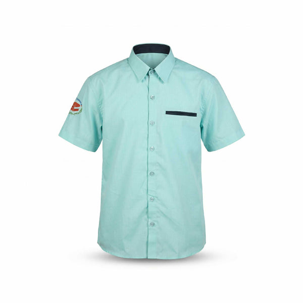 Dholakiya School Uniform Boys Half Sleeve Shirt