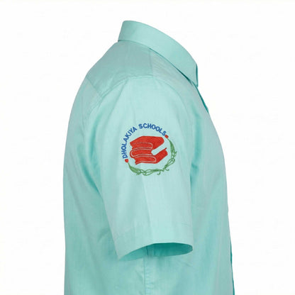 Dholakiya School Uniform Boys Half Sleeve Shirt