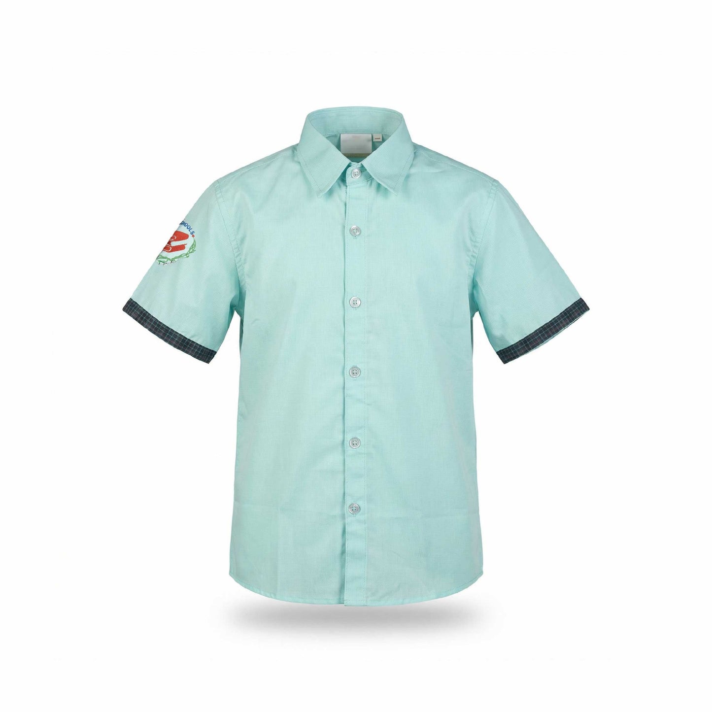 Dholakiya School Uniform checks Half Sleeve Shirt