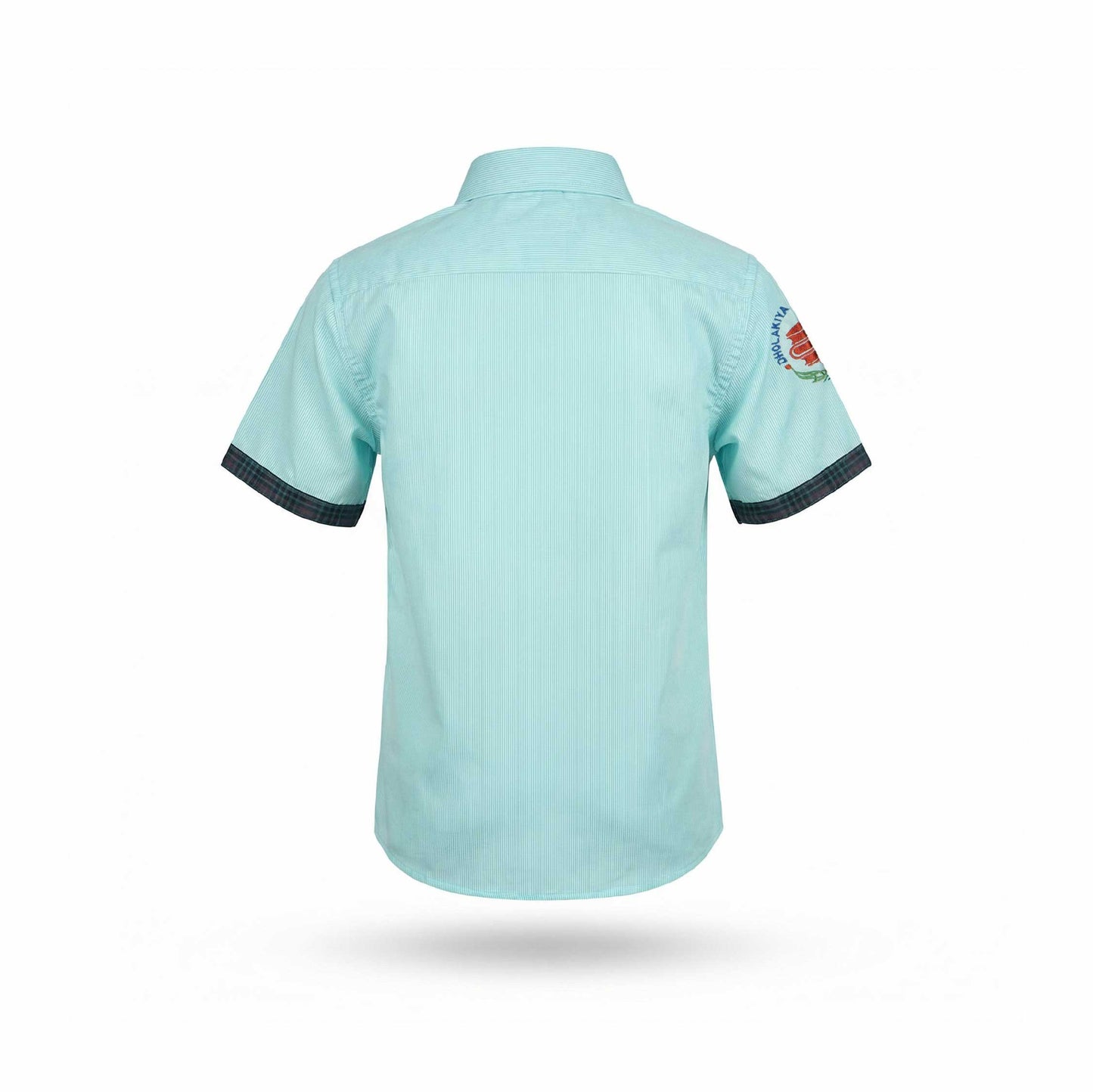 Dholakiya School Uniform checks Half Sleeve Shirt