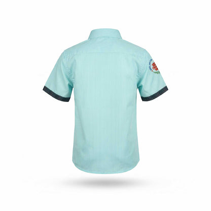 Dholakiya School Uniform checks Half Sleeve Shirt