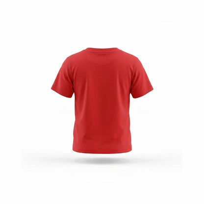 Red Kids Cotton T-Shirt | Unisex Daily Wear