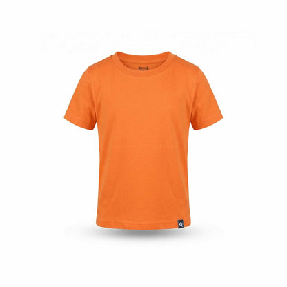 Orange Kids Cotton T-Shirt | Unisex Daily Wear