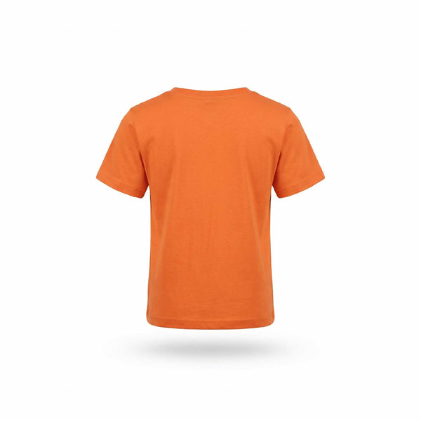 Orange Kid Cotton T-Shirt | Unisex Daily Wear