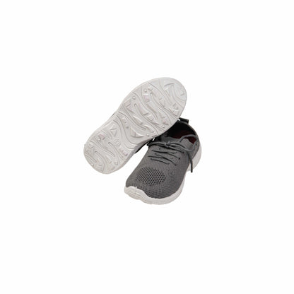 Grey Sports School Shoes for Kids