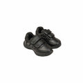 Premium Black Double Strap School Shoes